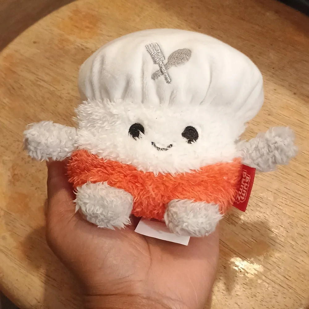 Jazwares BUMBUMZ Beanie belly Sitting Plush Takeout Bumz Chef Hat 4in - Picture 7 of 10